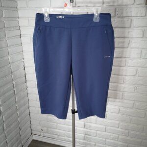 Annika by Cutter & Buck Ladies Size Medium Blue CB Dry Tec 50+ UPF Golf Shorts